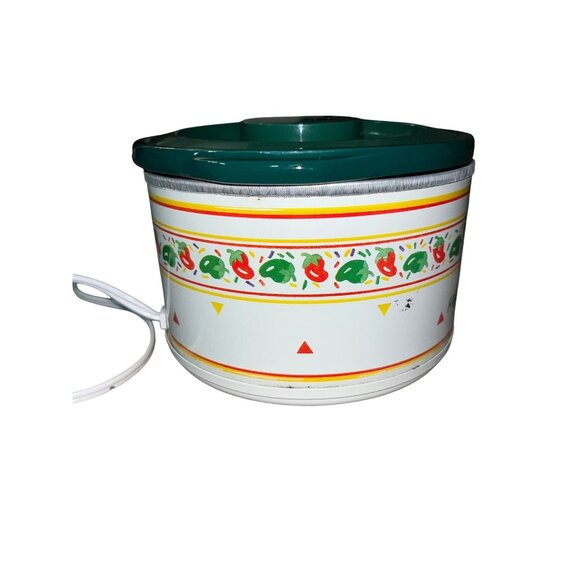 Vintage Rival Fiesta Crock-Ette 1 Qt Slow Cooker – Model 3200/3 – Tested & Works - Picture 2 of 16